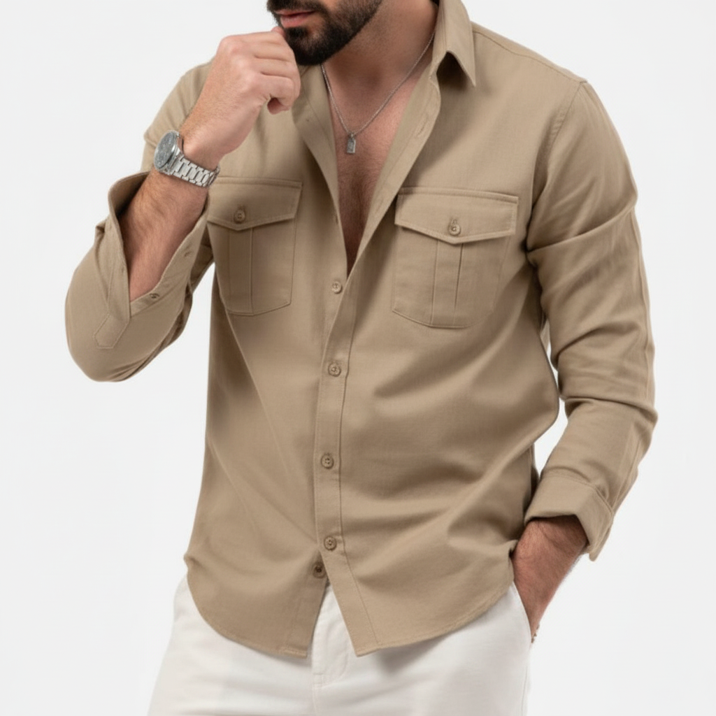CAMISA - BOLSILLOS CARGO CONFORT TÉRMICO