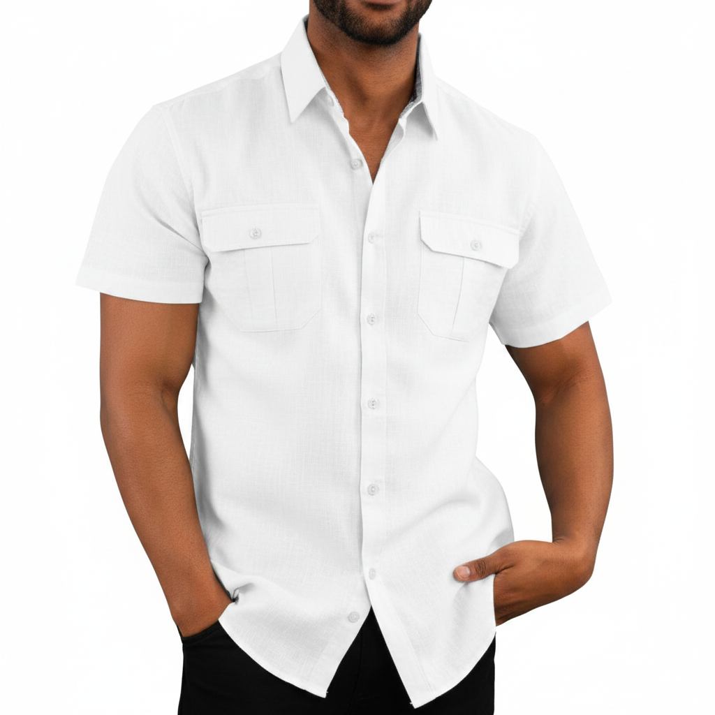 CAMISA - MANGA CORTA DOS BOLSILLOS