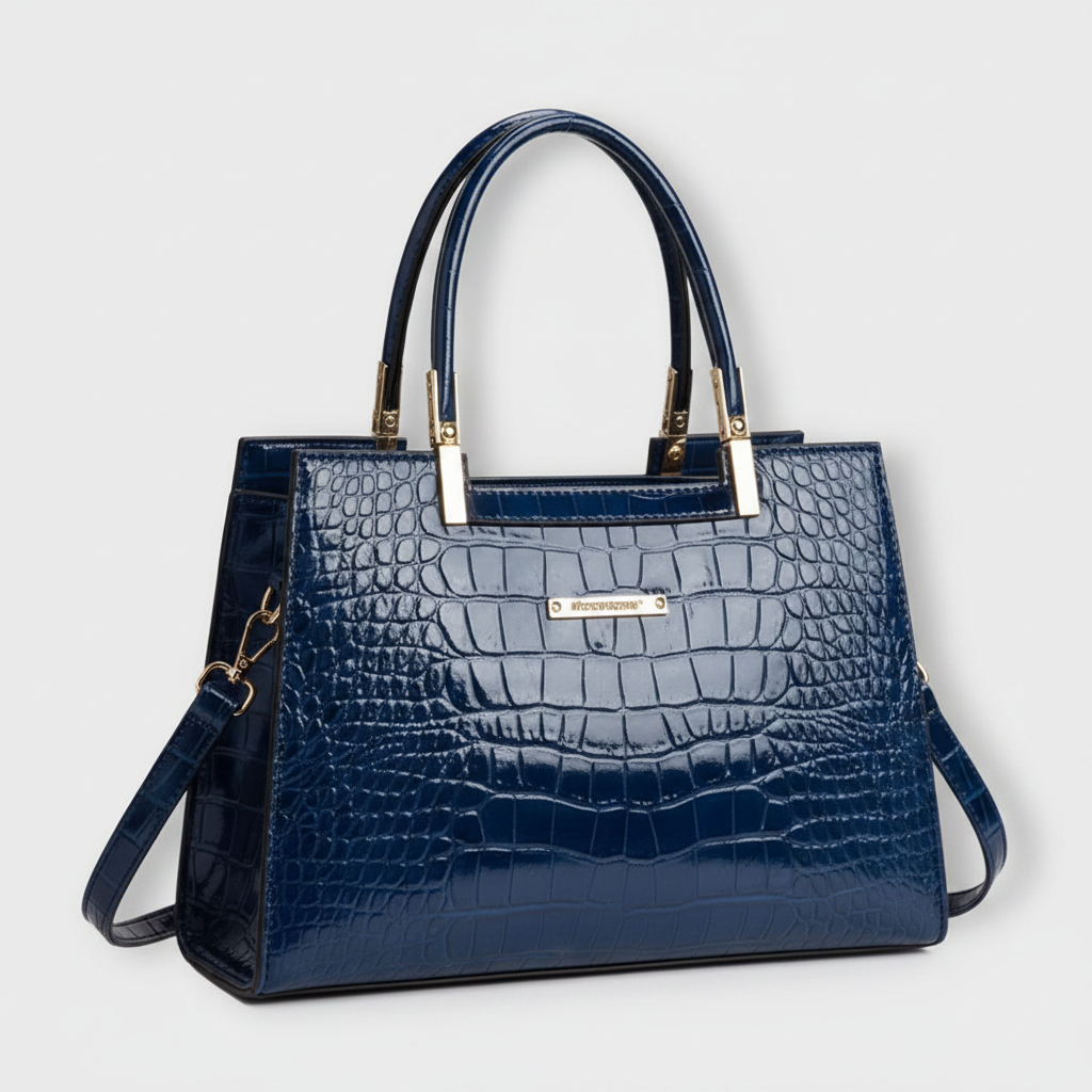 Paula | cartera de mano con motivo cocodrilo