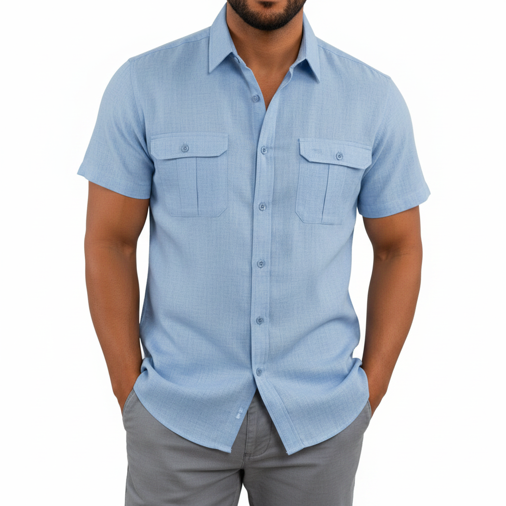 CAMISA - MANGA CORTA DOS BOLSILLOS