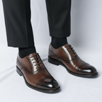 CARLOS - ZAPATOS CLÁSICOS DE TRAJE EN CUERO BROGUE