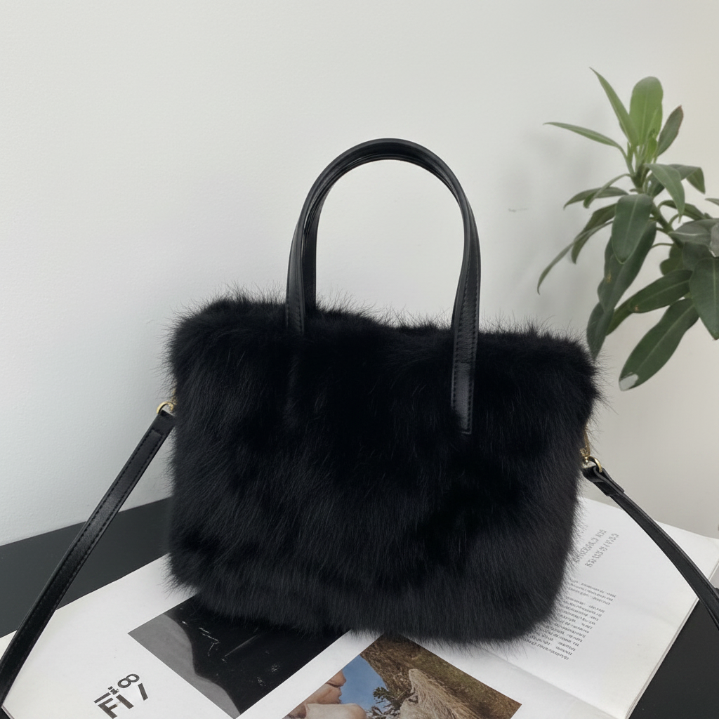 Aurora | bolso de pelo sintético delicado