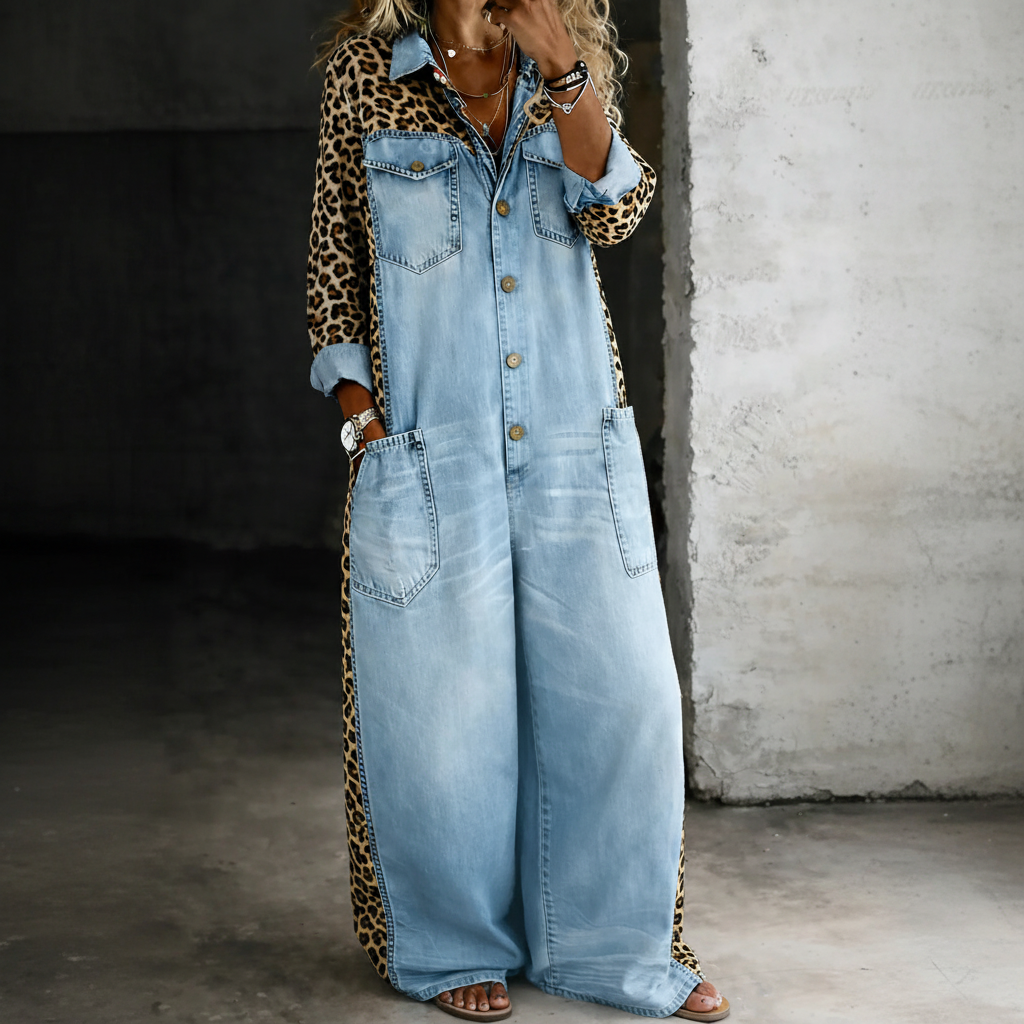 ARIANA - MONO DE DENIM ONE PIECE AZUL CLARO