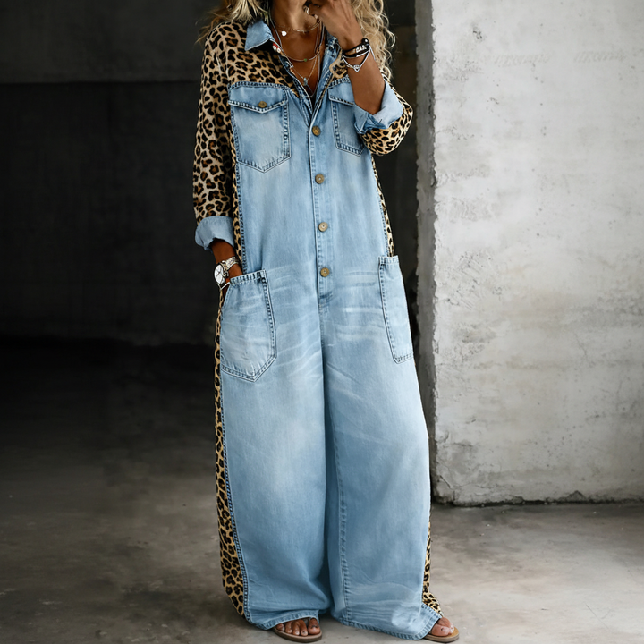 ARIANA - MONO DE DENIM ONE PIECE AZUL CLARO