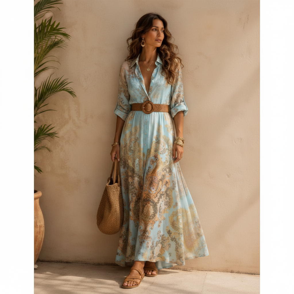 Lorna | Vestido Estilo Mediterráneo