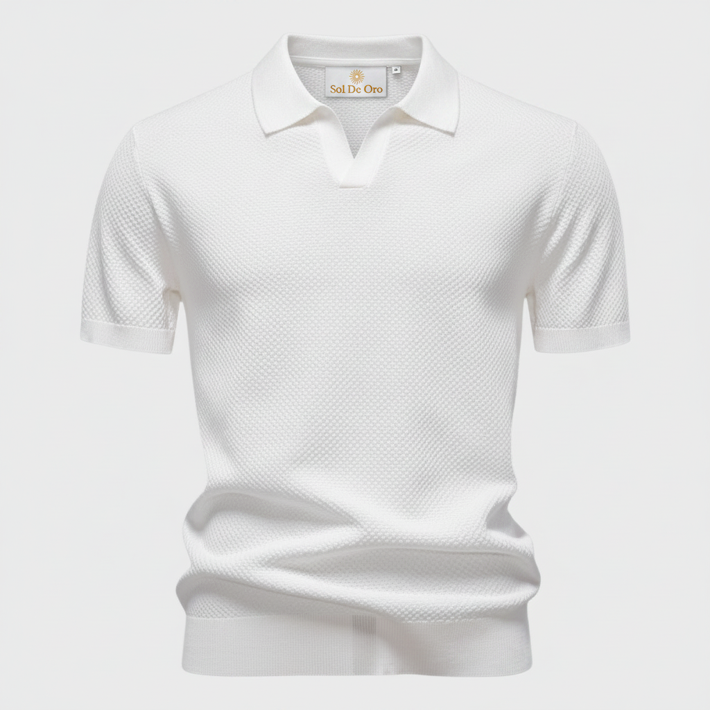 Polo branco Sol De Oro