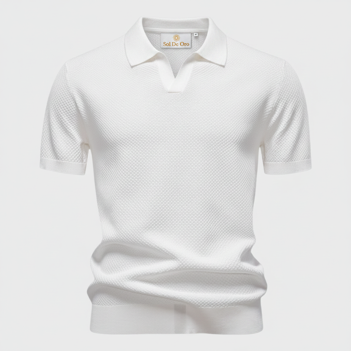 Polo branco Sol De Oro