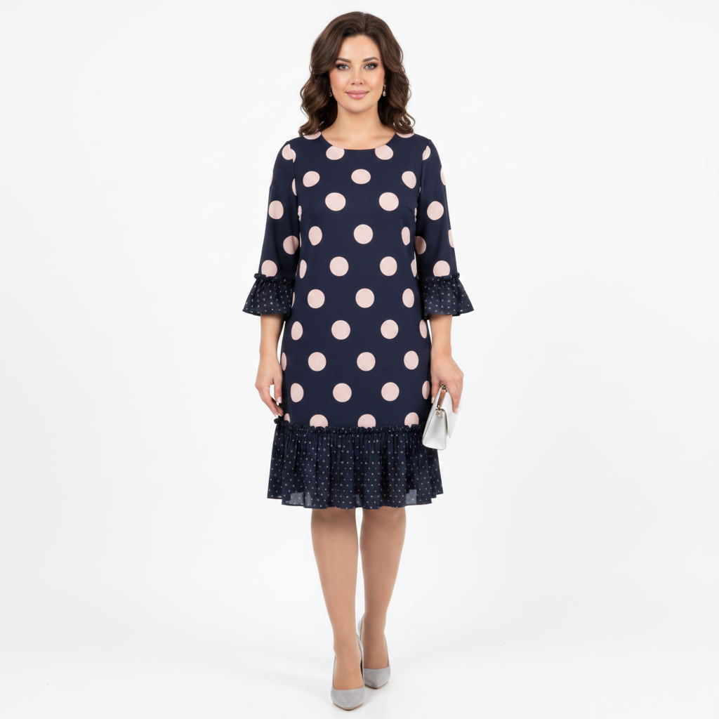 CLOTILDE | VESTIDO AZUL MARINO