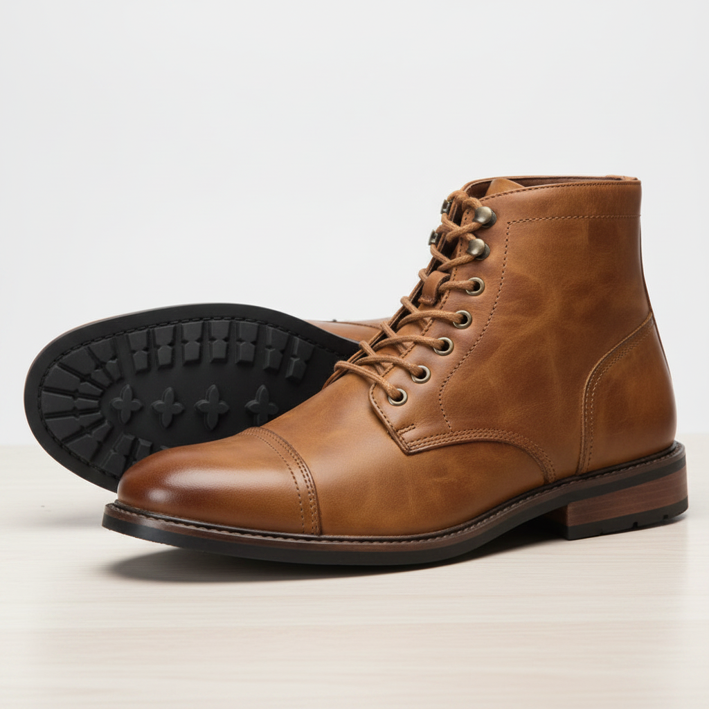 VASCO - BOTAS DERBY RETRO EN CUERO PARA HOMBRE