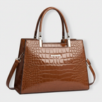 Paula | cartera de mano con motivo cocodrilo