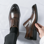 CARLOS - ZAPATOS CLÁSICOS DE TRAJE EN CUERO BROGUE