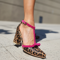 Lisboa | Zapatos con Estampado Leopardo y Detalles de Color