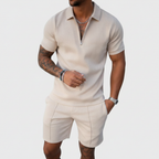 André - Conjunto de Camisa Polo y Shorts