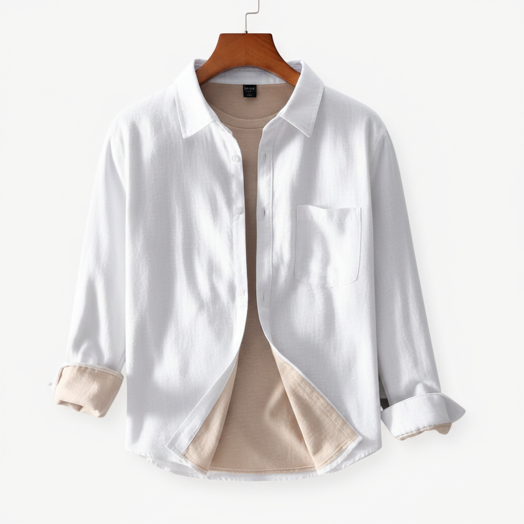 CAMISA DE FRANELA - TEJIDO SUAVE