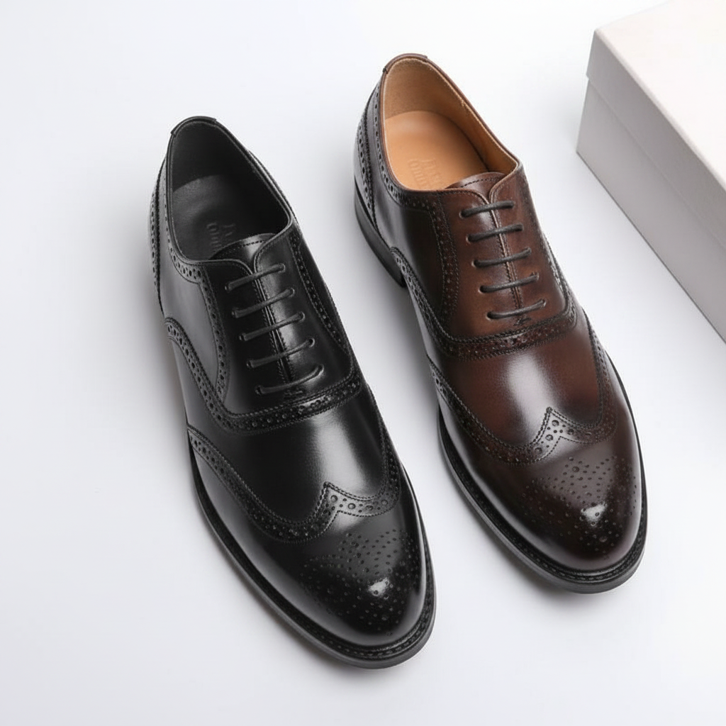 CARLOS - ZAPATOS CLÁSICOS DE TRAJE EN CUERO BROGUE