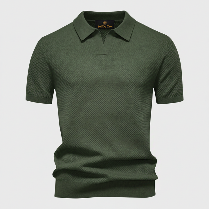 Polo verde militar Sol De Oro
