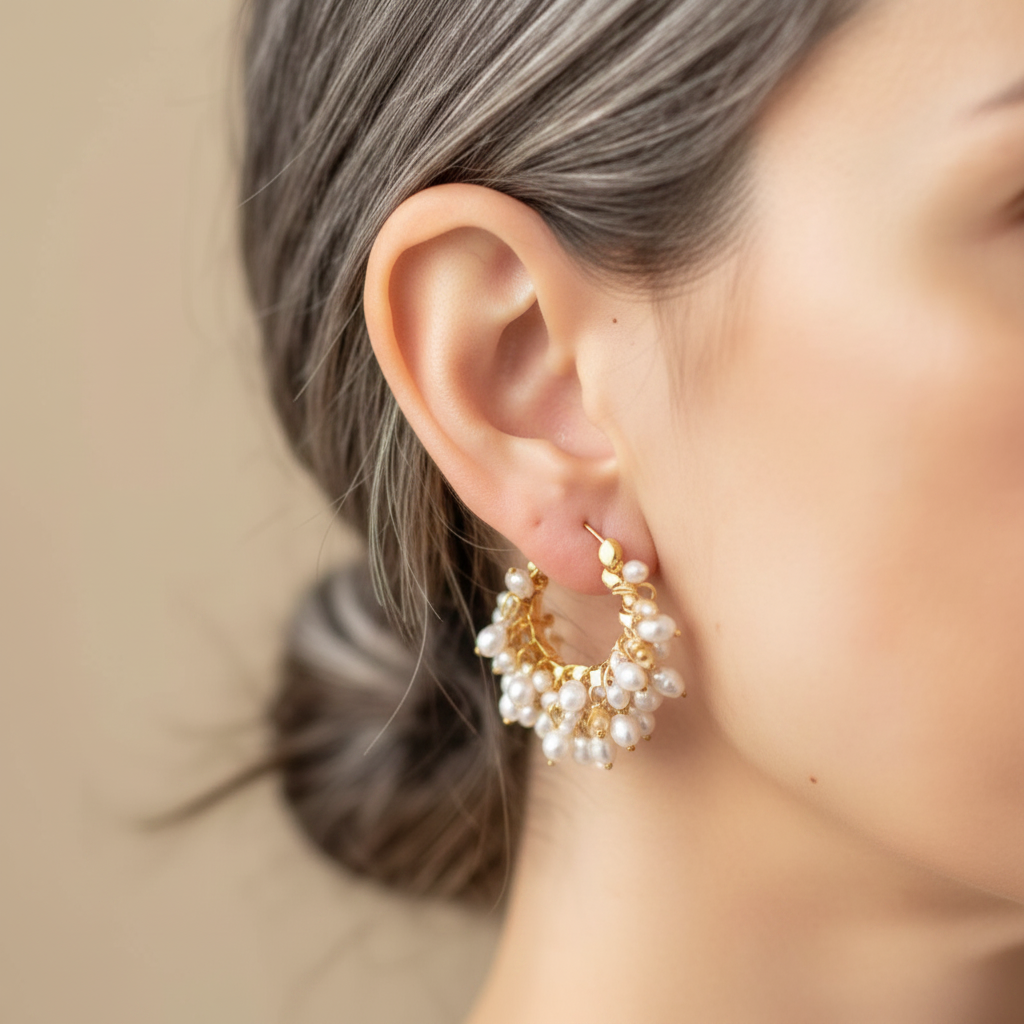 Argolas con Perlas