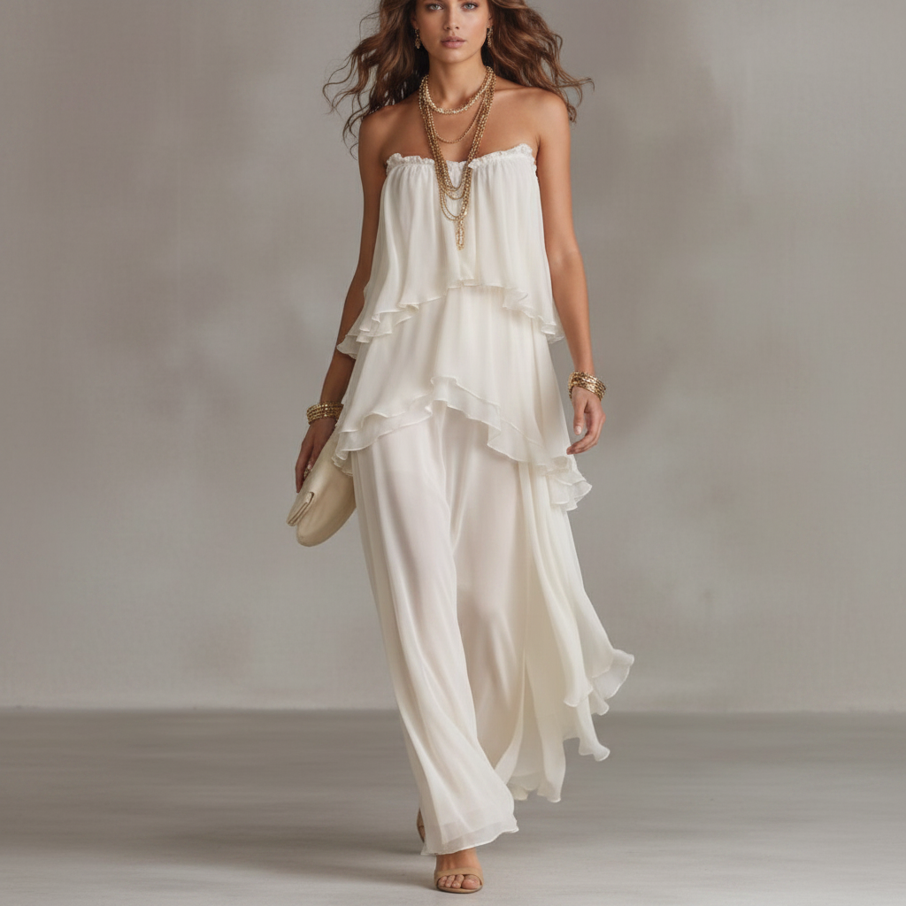 Aurélia - Vestido Maxi Chiffon HD 2