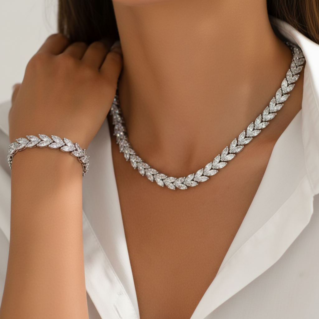 Luísa | Conjunto Elegante con Strass