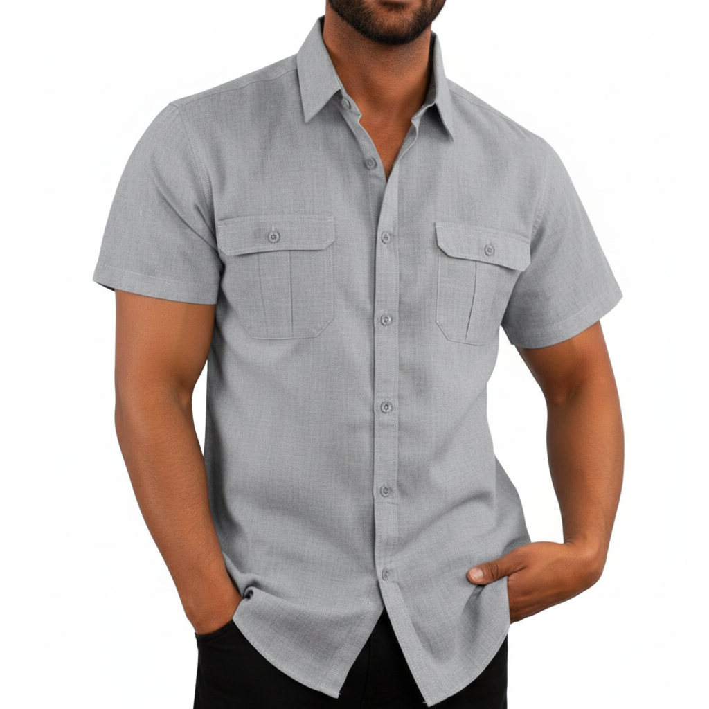 CAMISA - MANGA CORTA DOS BOLSILLOS