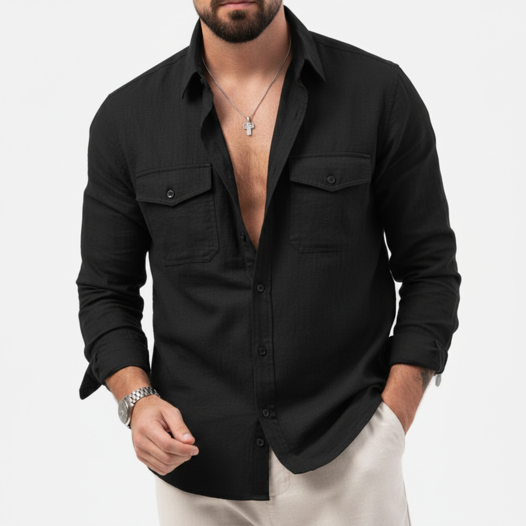 CAMISA - BOLSILLOS CARGO CONFORT TÉRMICO