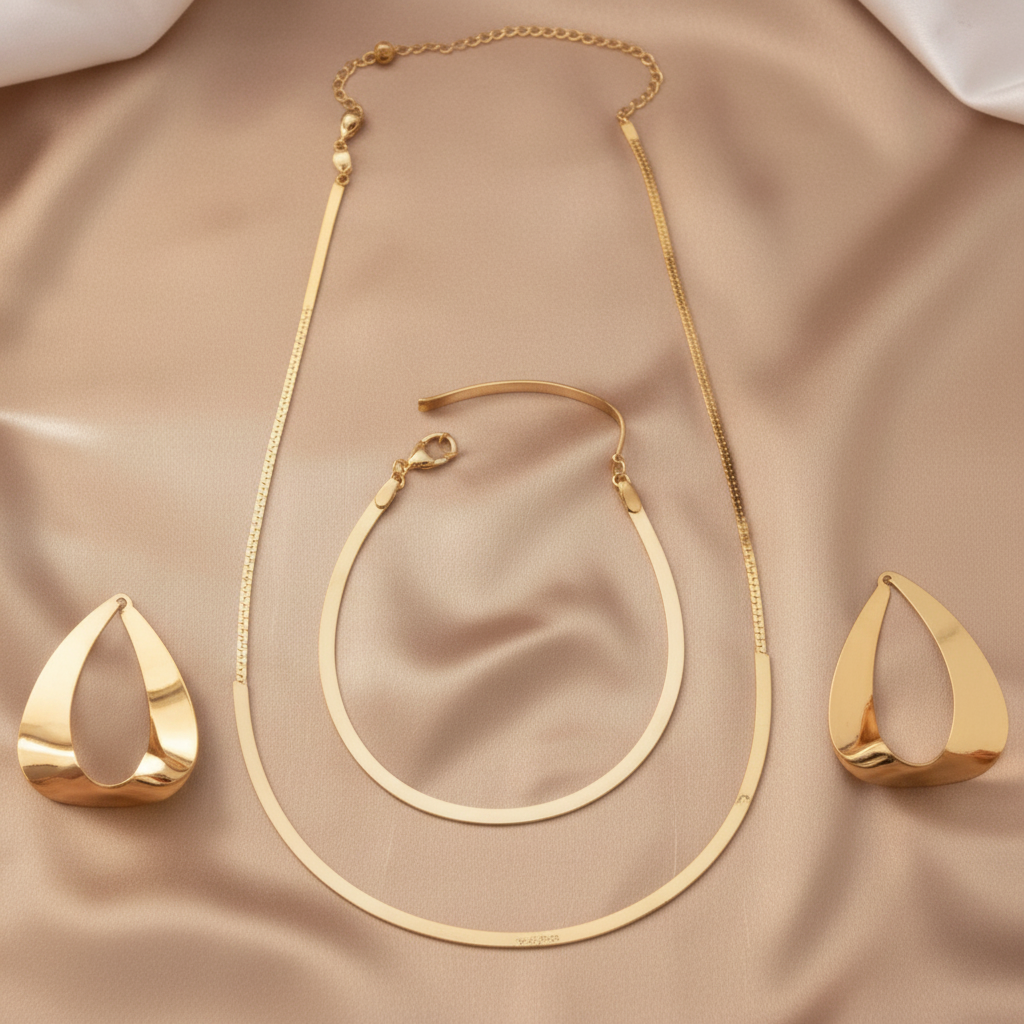 AMÁLIA CONJUNTO JOYERÍA DORADA 3