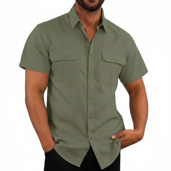 Camisa - Manga Curta Dois Bolsos