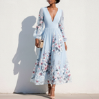 Aurelia - Vestido Midi con Escote en V HD 8