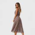 Danae | vestido midi de lunares