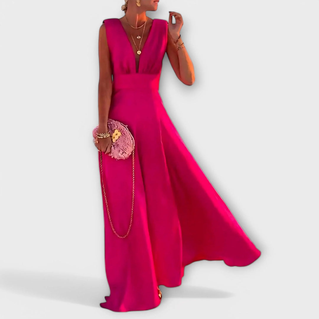Emilia | Vestido Elegante Sem Mangas para Mulher