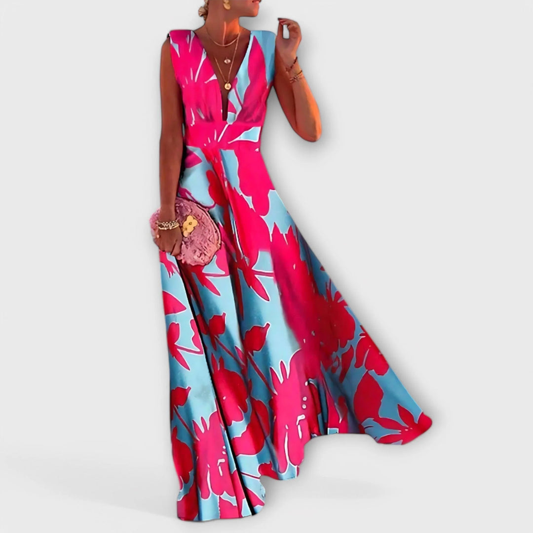 Emilia | Vestido Elegante Sem Mangas para Mulher