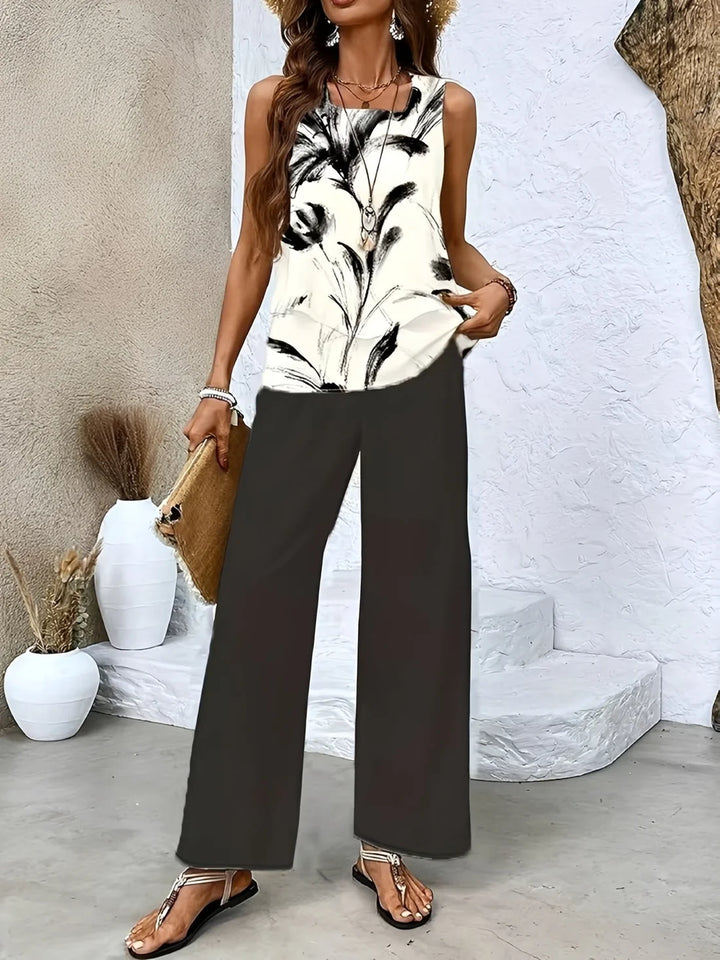 Jesse - Conjunto De Ropa Elegante Y Fluido Para Mujer