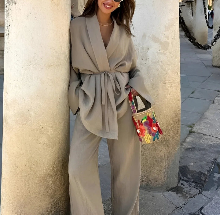 Patricia - Double-Breasted Two-Piece Set