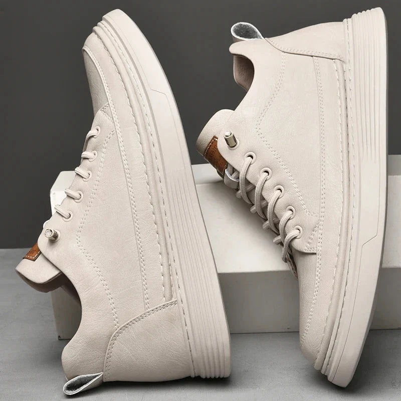 Zenon - Zapatillas Casuales De Cuero Vegano
