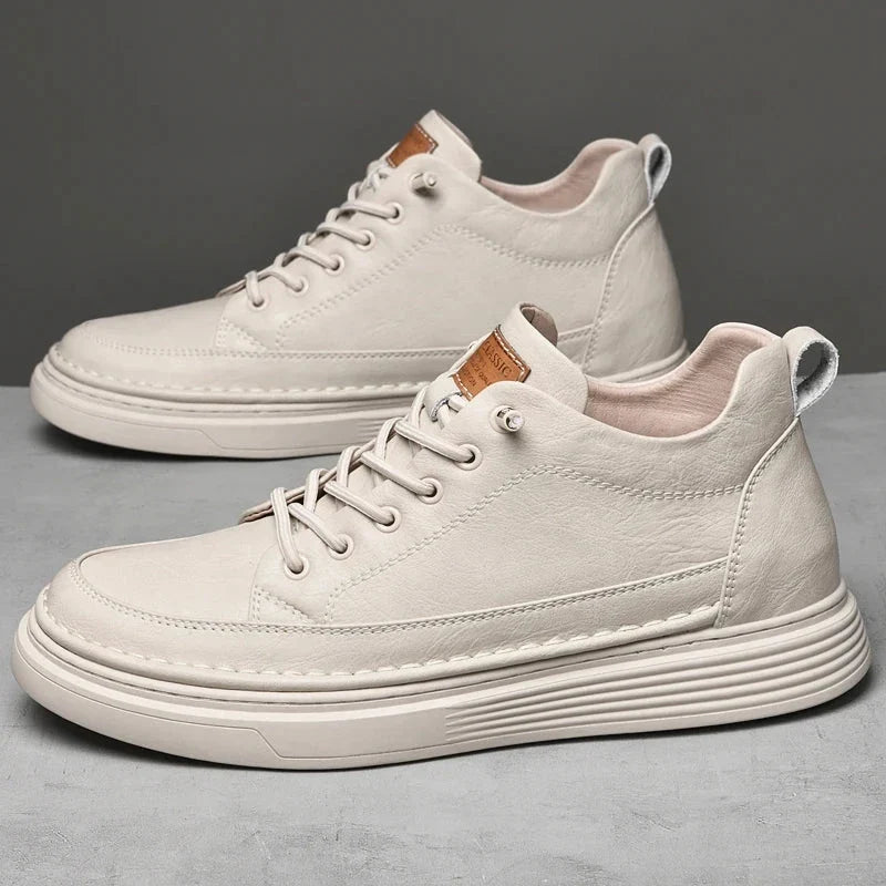 Zenon - Zapatillas Casuales De Cuero Vegano