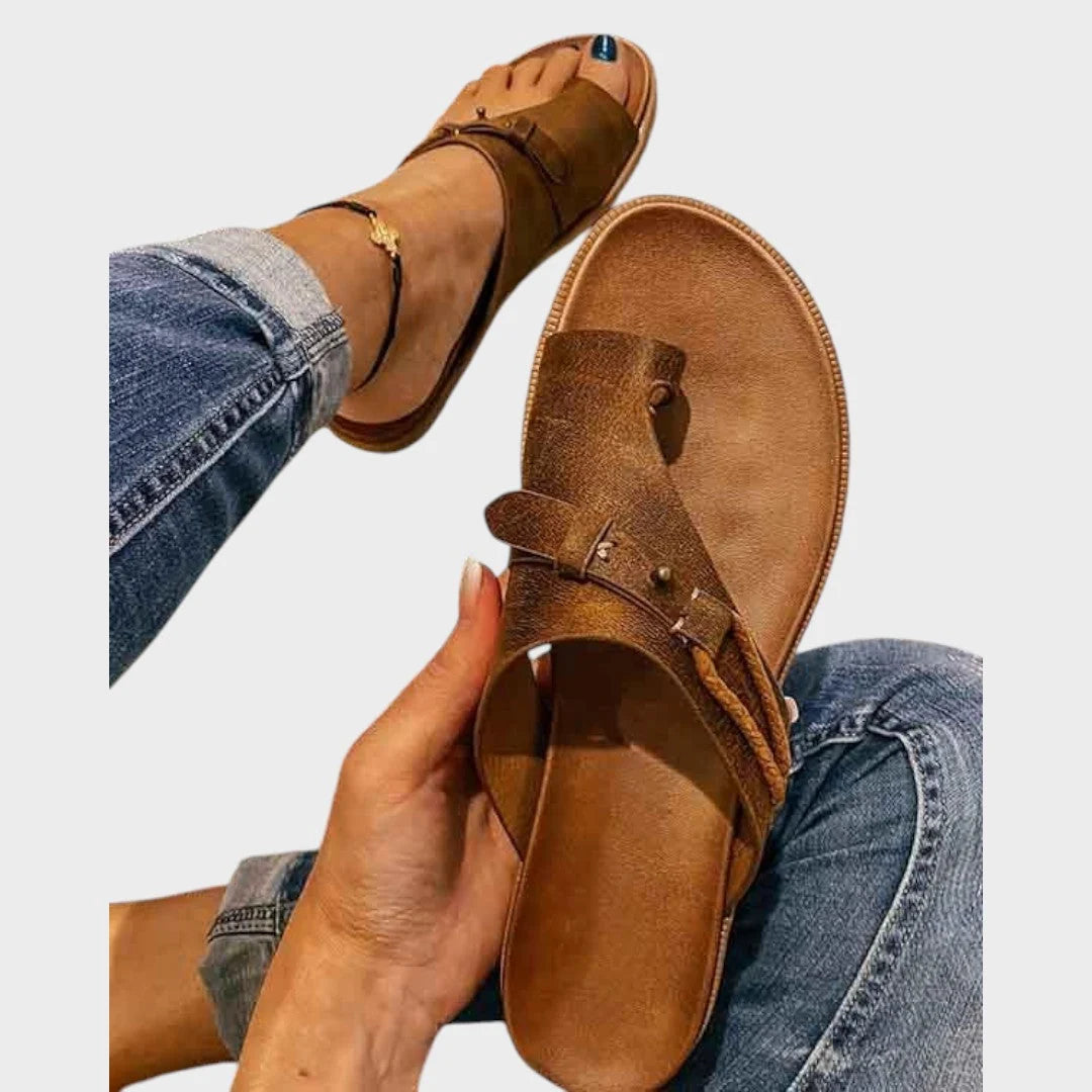 Isadora - Natural Orthopedic Sandals: All-Day Comfort and Support