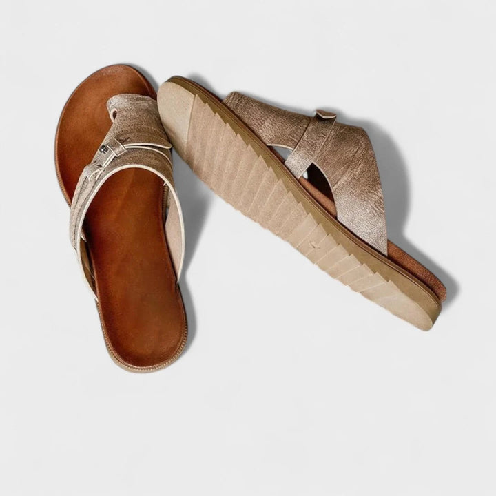 Isadora - Natural Orthopedic Sandals: All-Day Comfort and Support
