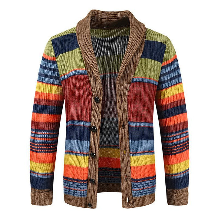 Marcus - Chaleco Masculino Con Diseño Color Block Y Solapa Clásica