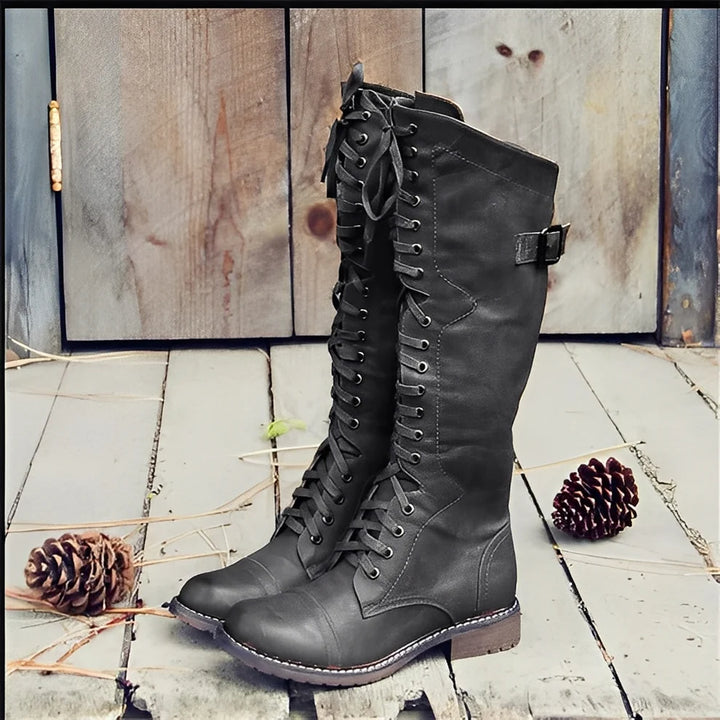 Desirée | botines altos con cordones