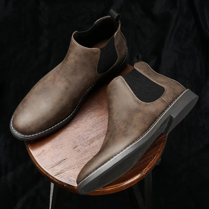 Dinis - Botins Chelsea De Couro para Homem