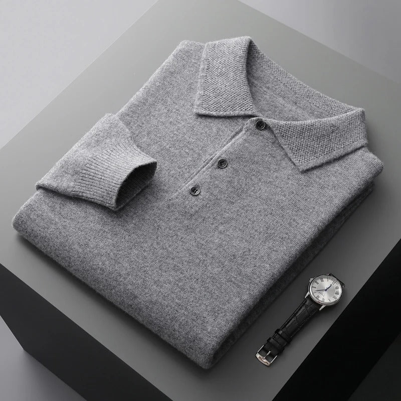 Tobias™ | Polo Profesional En Cachemira Para Hombre