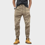 Marco - Pantalones Cargo Elásticos con Bolsillos
