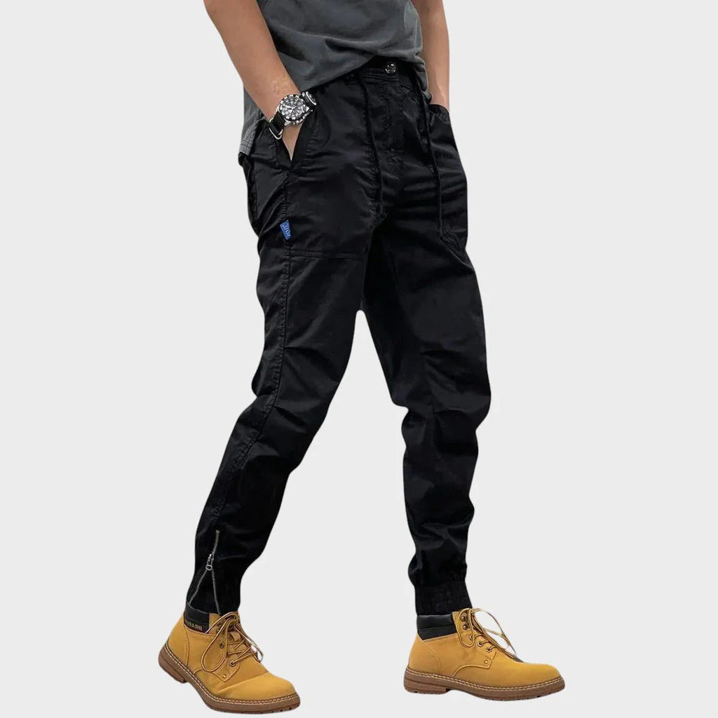 Marco - Pantalones Cargo Elásticos con Bolsillos