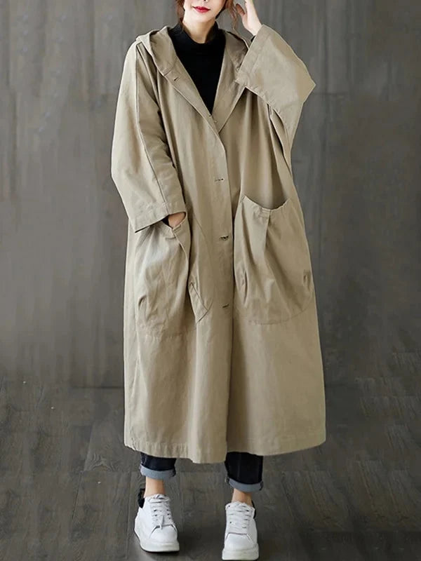 Margarida | Capa De Lluvia Larga Mujer Con Capucha