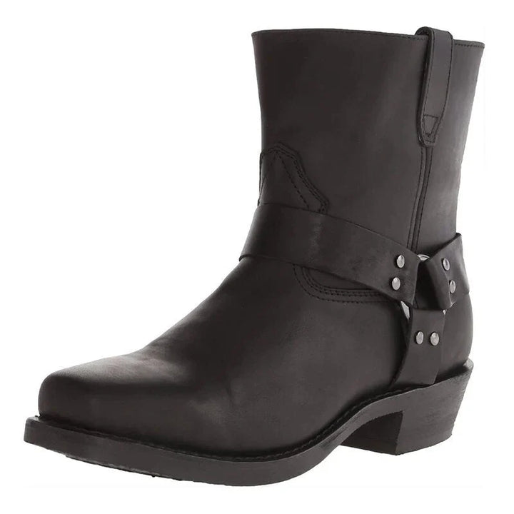 Botas De Piel Western Para Hombre Elegantes Duraderas Cómodas Para Aventura Diaria