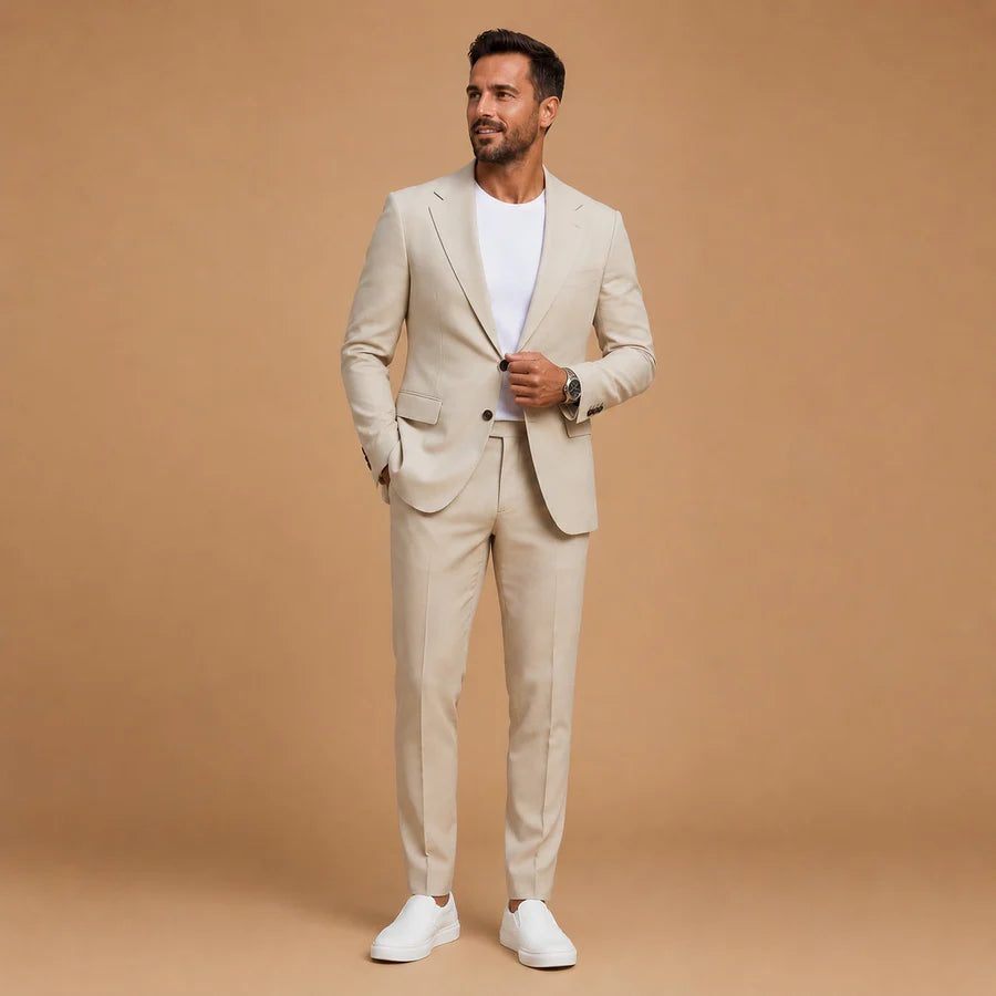 Miguel | Traje De Dos Piezas Slim Fit Hombre Solapa Clásica