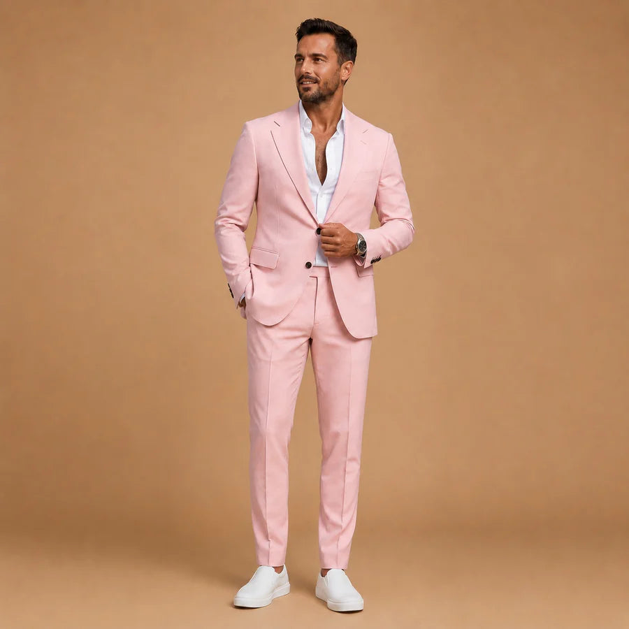 Miguel | Traje De Dos Piezas Slim Fit Hombre Solapa Clásica