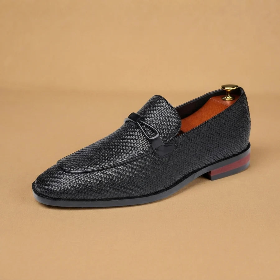 Rui | Mocasines Texturizados Hombre Puntera Redonda