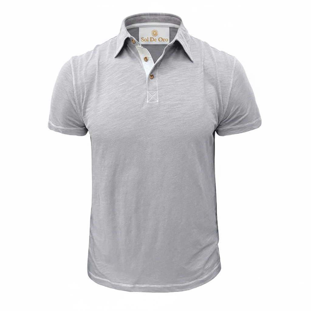 Polo Gris Sol De Oro