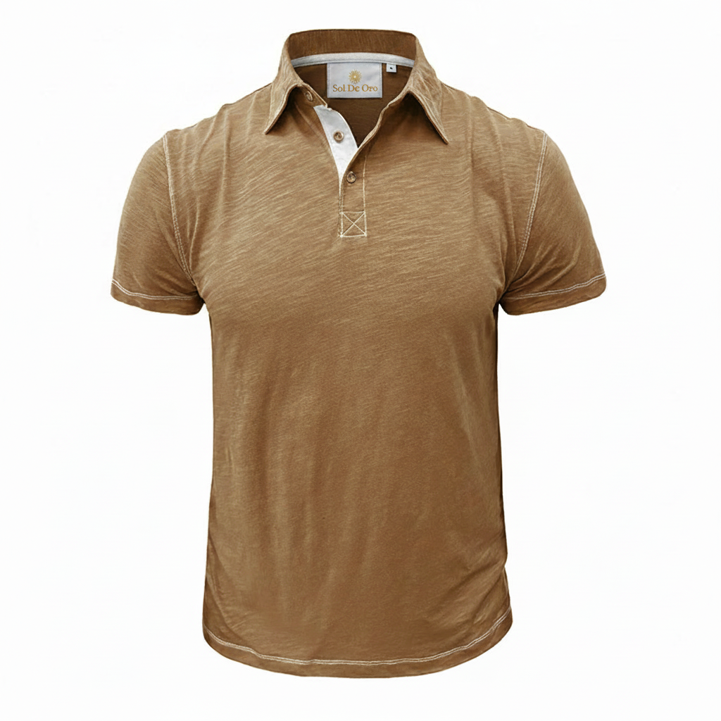 Polo Marrón Sol De Oro